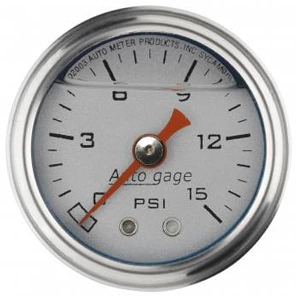 Overtime 2178 Auto Gage Fuel Pressure Gauge - 1.50 in. OV3627759 - main